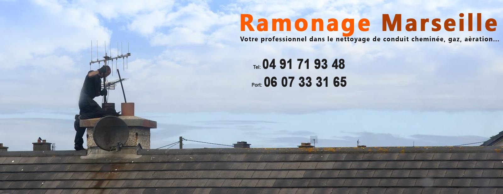 ramoneur Marseille Aubagne insert entretient chaudière nettoyage conduit